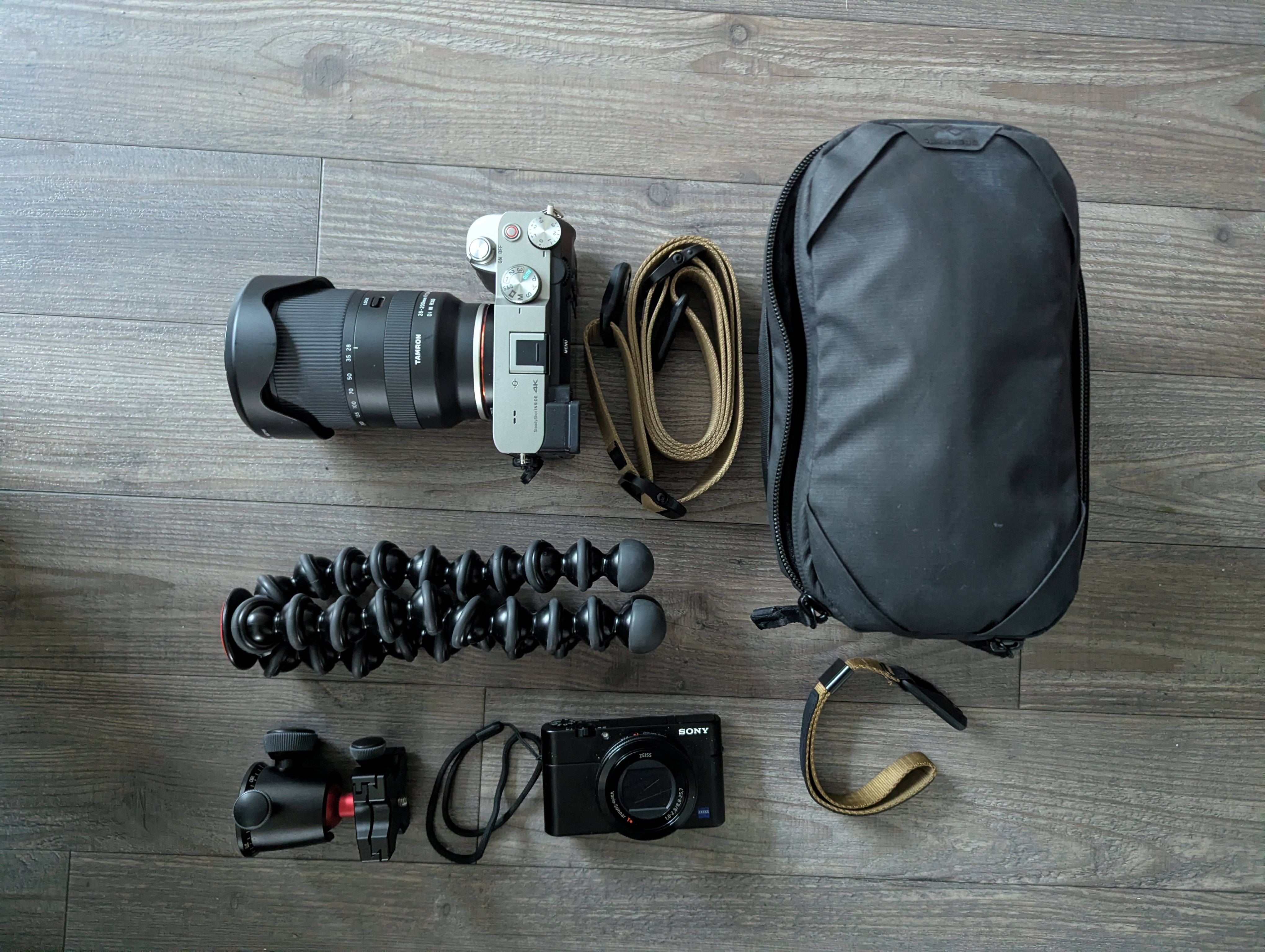A picture of camera equipment.